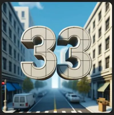 Real-life image showing the number 33 prominently displayed, possibly on a building or street sign. Image for illustration purposes only.