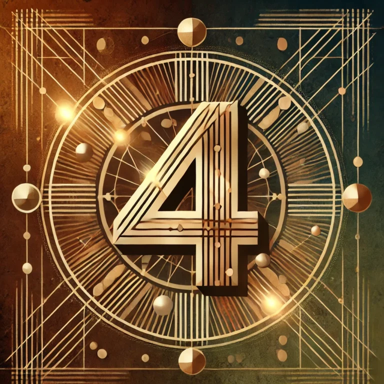 Numerology and the Number 4: The Path of Stability and Hard Work